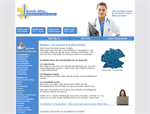 Tablet Screenshot of klinik-blitz.de